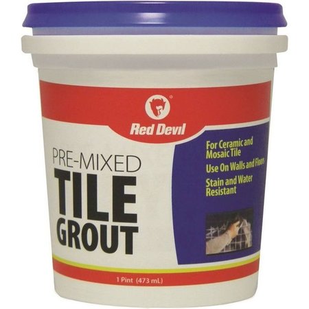 RED DEVIL Grout Tile Premix Paste Pint 0428